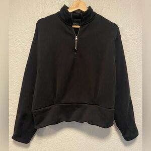 Athleta Altitude Polartec Black Sweater